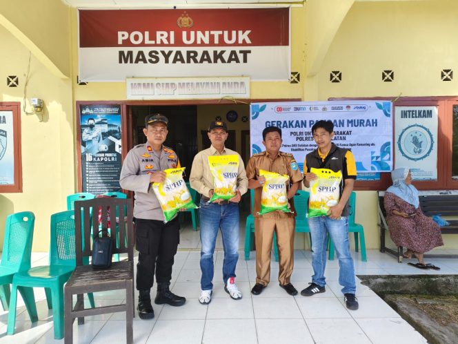 
					Polres OKU Selatan Hadirkan Beras Murah untuk Warga Desa Watas