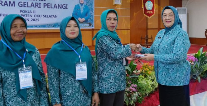 
					TP PKK OKU Selatan Dorong Penguatan Pendidikan Dan Ekonomi Keluarga Lewat Sosialisasi Gelari Pelangi